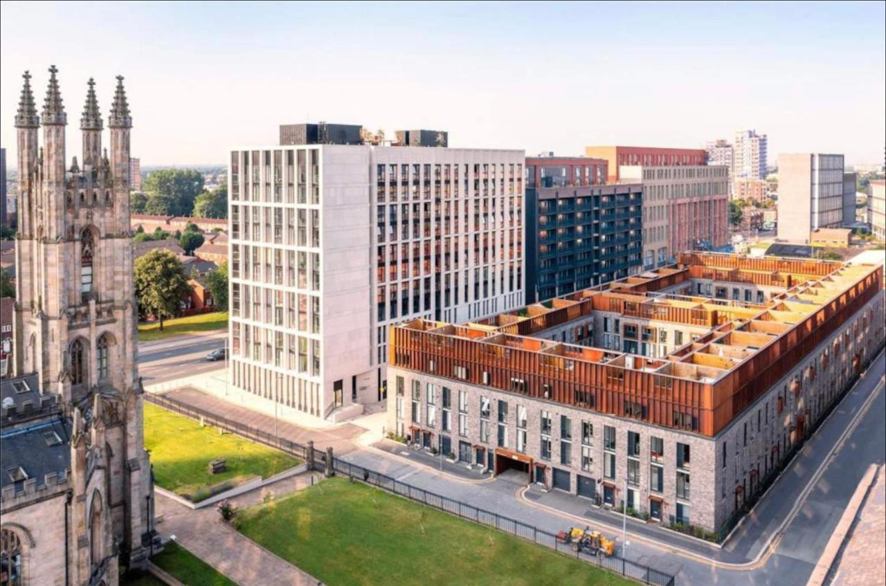 Luxury New Built Split-Level Flat With Rooftop Gardens Access Манчестер Екстер'єр фото